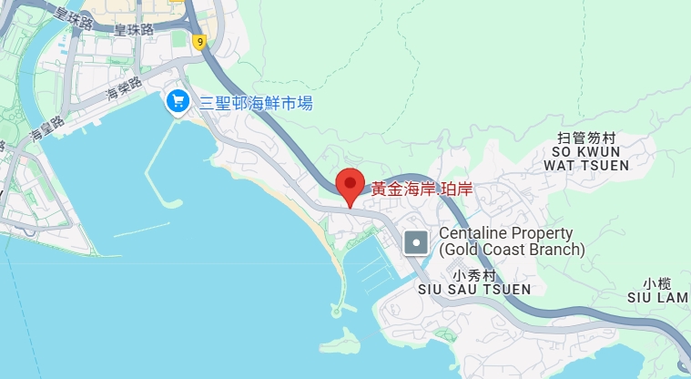 黄金沙滩·珀岸位置地图